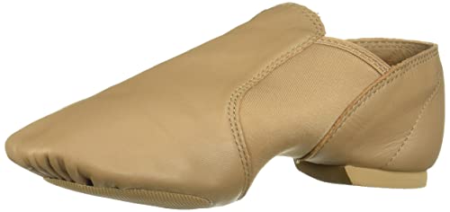 Capezio Women's E Series Jazz Slip-On,Caramel,8 M US