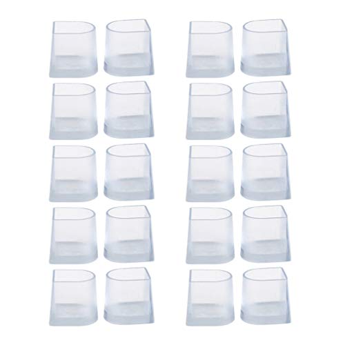 SUPVOX 10 pares protetor de salto alto claros sapatos de dança latino Betty antiderrapante à prova de desgaste...