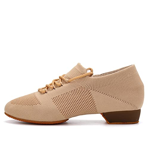 YKXLM Women Standard Practice Social Dance Sneaker Beginner Dance Practice Shoes for...
