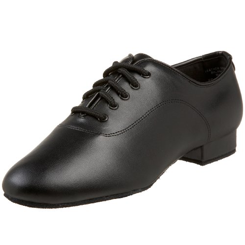 Capezio Men's 1" Standard Ballroom Shoe,Black,7.5 W US