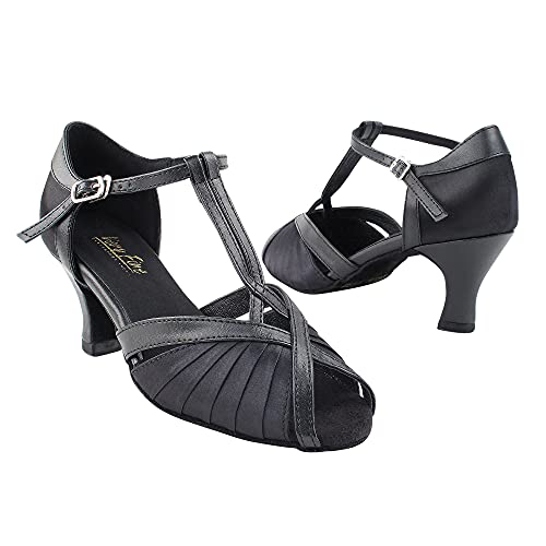 Zeer fijne Gabriella Ballroom Salsa Latin Tango Waltz Swing-dansschoen voor dames, zwart...