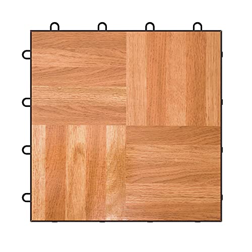 IncStores 1/2 Inch Thick Modular Practice Dance Floor Kits | Wood-Printed Plastic...