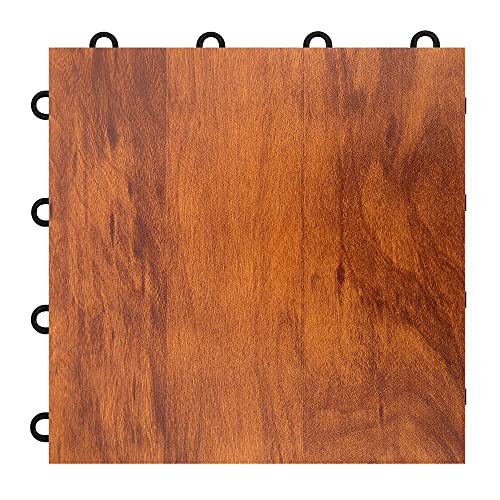 IncStores 3/8 Inch Thick Practice Dance Floor Tiles | Printed Plastic Dance Flooring...