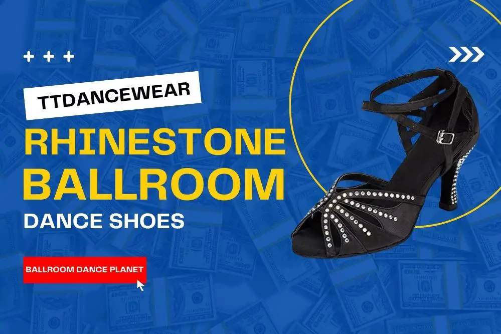 TTdancewear Rhinestone Ballroom Dance Shoes