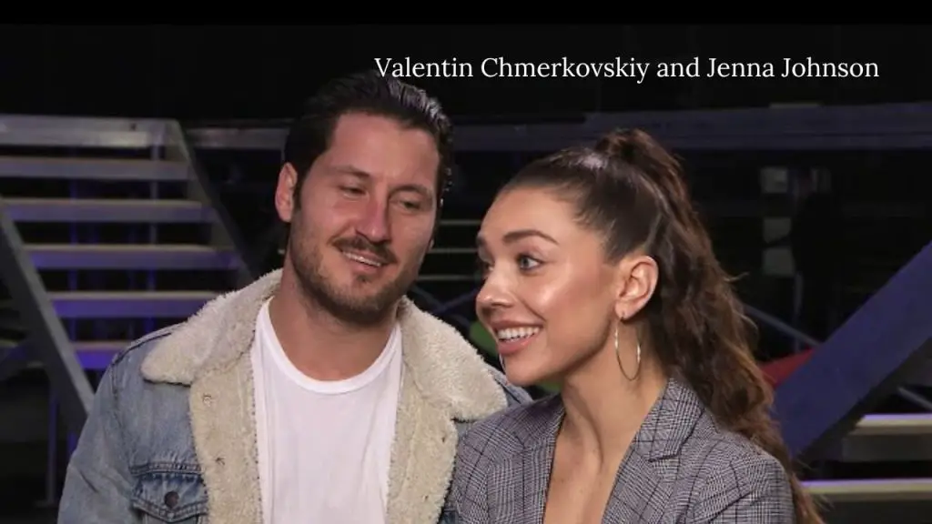 Valentin Chmerkovskiy and Jenna Johnson
