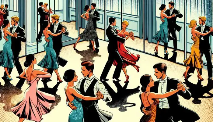 What social opportunities does learning ballroom dance styles provide